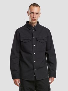 Polo da uomo moderna Brandit in cotone, nera