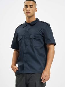 bequemes Brandit Herren Polo-Shirt Taschen Navy