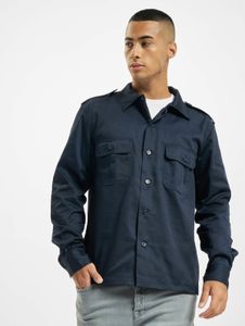 Polo casual da uomo Brandit con tasche, blu navy