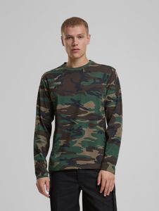 Felpa da uomo Brandit morbida, 180 g/m², in cotone mimetico
