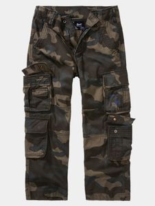 stylische Brandit Unisex Jeans Reißverschluss Taschen mit Baumwolle Camouflage