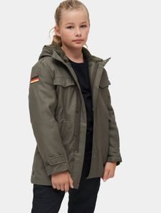 Veste unisexe élégante Brandit avec fermetures éclair et poches, kaki