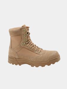 robuste Brandit Unisex Boots Reißverschluss Beige
