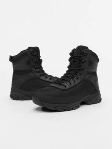robuste Brandit Herren Boots Reißverschluss Taschen Schwarz