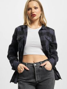 Polo da donna Brandit versatile in cotone, nera