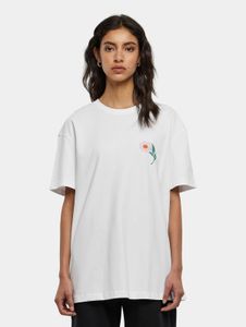 T-shirt oversize da donna Comfortable Days Beyond, 220 g/m², cotone, bianca