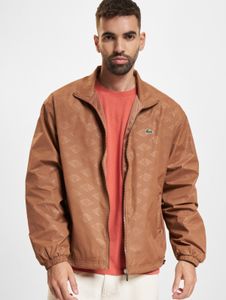 modern Lacoste men's jacket brown