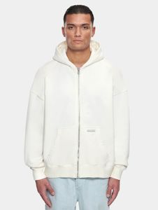 weicher Bazix Republiq Herren Hoodie mit Baumwolle Weiß