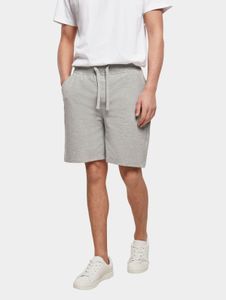 leichte Build Your Brand Herren Shorts Stretch Kordelzug Taschen mit Baumwolle Grau