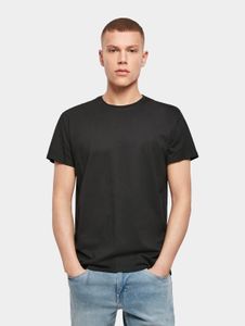 bequemes Build Your Brand Herren T-Shirt 160 g/m² mit Baumwolle Schwarz