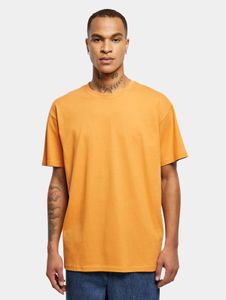 T-shirt sportiva da uomo Build Your Brand, oversize, 240 g/m², cotone, arancione