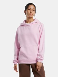 Sweat à capuche confortable pour femme « Build Your Brand », 330 g/m², 100 % coton, rose