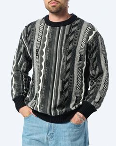 Felpa casual da uomo Carlo Colucci in cotone, nera