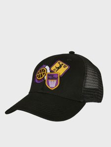 Casquette homme Cayler & Sons, style sportif, en coton noir