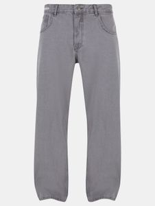 Pantalones vaqueros cómodos para hombre de la marca Dada Supreme, con bolsillos con cremallera, de algodón, color gris.