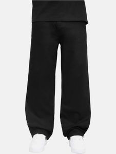 Jean décontracté Dada Supreme pour homme, en coton noir, avec poches zippées.