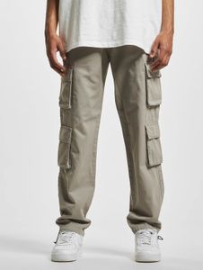 Pantalones vaqueros modernos DEF para hombre con bolsillos elásticos, algodón de 181 g/m², color gris.