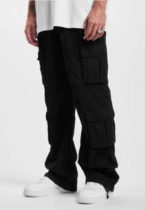 Jeans da uomo DEF moderni con tasche in cotone, neri