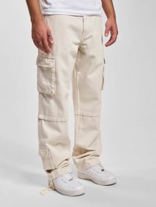 Eleganti jeans elasticizzati da uomo DEF in cotone, beige