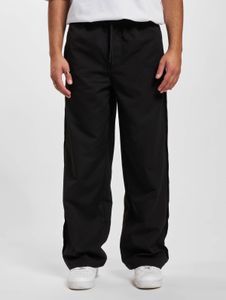 Jeans da uomo DEF moderni con coulisse elasticizzata, tasche, in cotone, neri