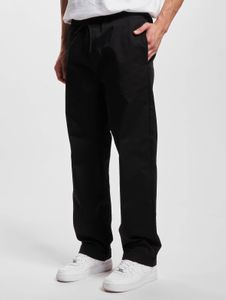 Jeans casual da uomo DEF, vestibilità slim, coulisse, tasche, cotone, nero