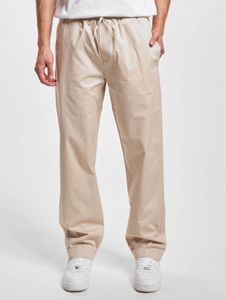 Jeans da uomo DEF eleganti, vestibilità slim, coulisse, tasche, cotone, beige