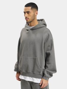 moderner DEF Herren Hoodie Taschen Kapuze 360 g/m² mit Baumwolle Grau