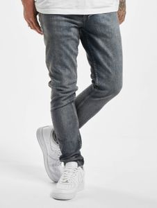 Jean DEF pour homme, coupe slim, stretch, poches, coton, bleu
