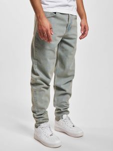 Comfortable DEF men's jeans with pockets, denim with cotton, blue