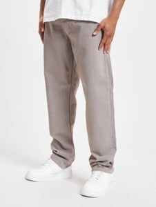 Casual DEF men's jeans, straight fit, zip fastening, cotton, dark grey
