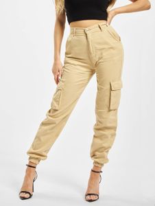 Stylish DEF women's jeans 200 g/m² with cotton, beige