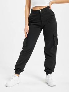 stylische DEF Damen Jeans 200 g/m² mit Baumwolle Schwarz