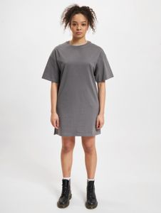 Stylish DEF women's dress with cotton, grey