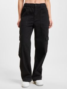 lässige DEF Damen Jeans mit Baumwolle Schwarz