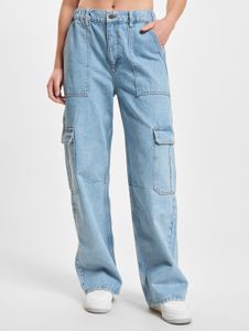 Casual DEF women's jeans with cotton, light blue