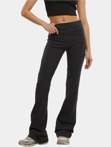 vielseitige DEF Damen Hose Stretch mit Baumwolle Schwarz