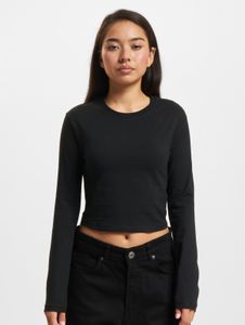 Comfortable DEF women's sweatshirt with cotton, black