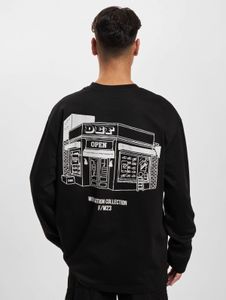 modernes DEF Herren Sweatshirt mit Baumwolle Schwarz