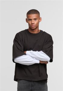 Cómoda camiseta DEF para hombre, de algodón, color negro.