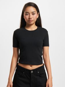 Comfortable DEF women's T-shirt with cotton, black