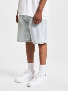 Short DEF confortable pour homme, en denim et coton, bleu clair