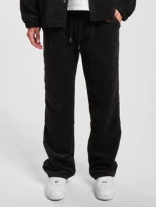 stylische DEF Herren Jeans Kordelzug Taschen Schwarz