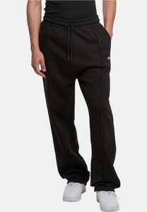 Pantalones modernos DEF para hombre con cordón ajustable y bolsillos, de algodón, color negro.