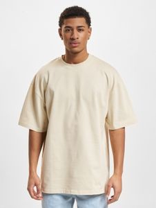 bequemes DEF Herren T-Shirt Oversize mit Baumwolle Beige