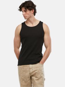 Camiseta deportiva DEF para hombre, de algodón, color negro.