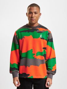 Soft Dangerous DNGRS men's sweatshirt with ribbed cuffs, 300 g/m², cotton, camouflage