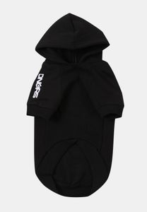 Casual Dangerous DNGRS unisex dog pullover with hood, cotton lining, black
