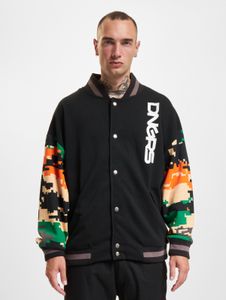 Functional Dangerous DNGRS men's jacket with ribbed cuffs, 300 g/m² cotton, black