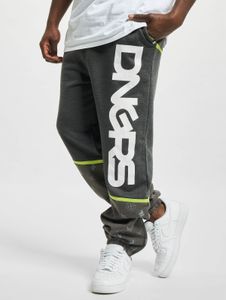 Comodi jeans da uomo Dangerous DNGRS con tasche con coulisse, in cotone, grigi