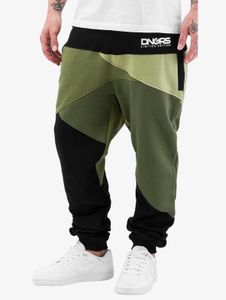Pantalones vaqueros modernos Dangerous DNGRS para hombre con bolsillos con cordón, de algodón, color verde oliva/negro.